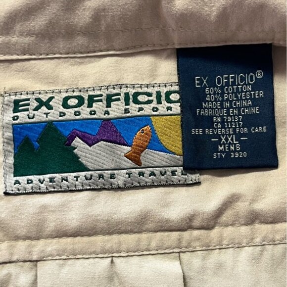 ExOfficio Outdoor Sport Adventure Travel Safari Long Sleeve Button Down Shirt - Picture 6 of 12